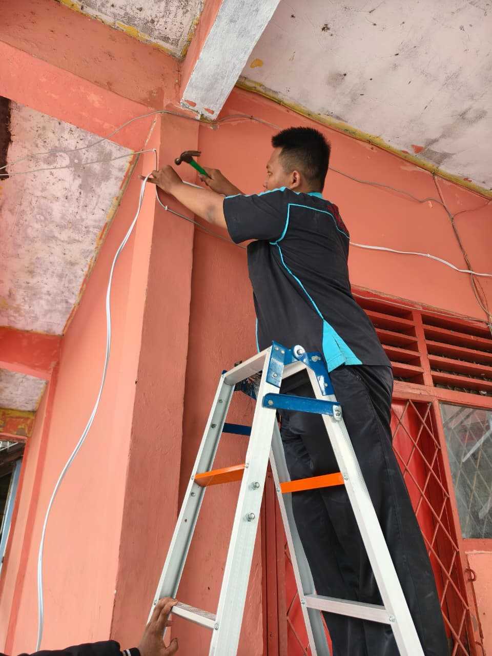 Pemasangan CCTV TKJ Smk Dewi Sartika Tangerang di SMP Daan Mogot Tangerang